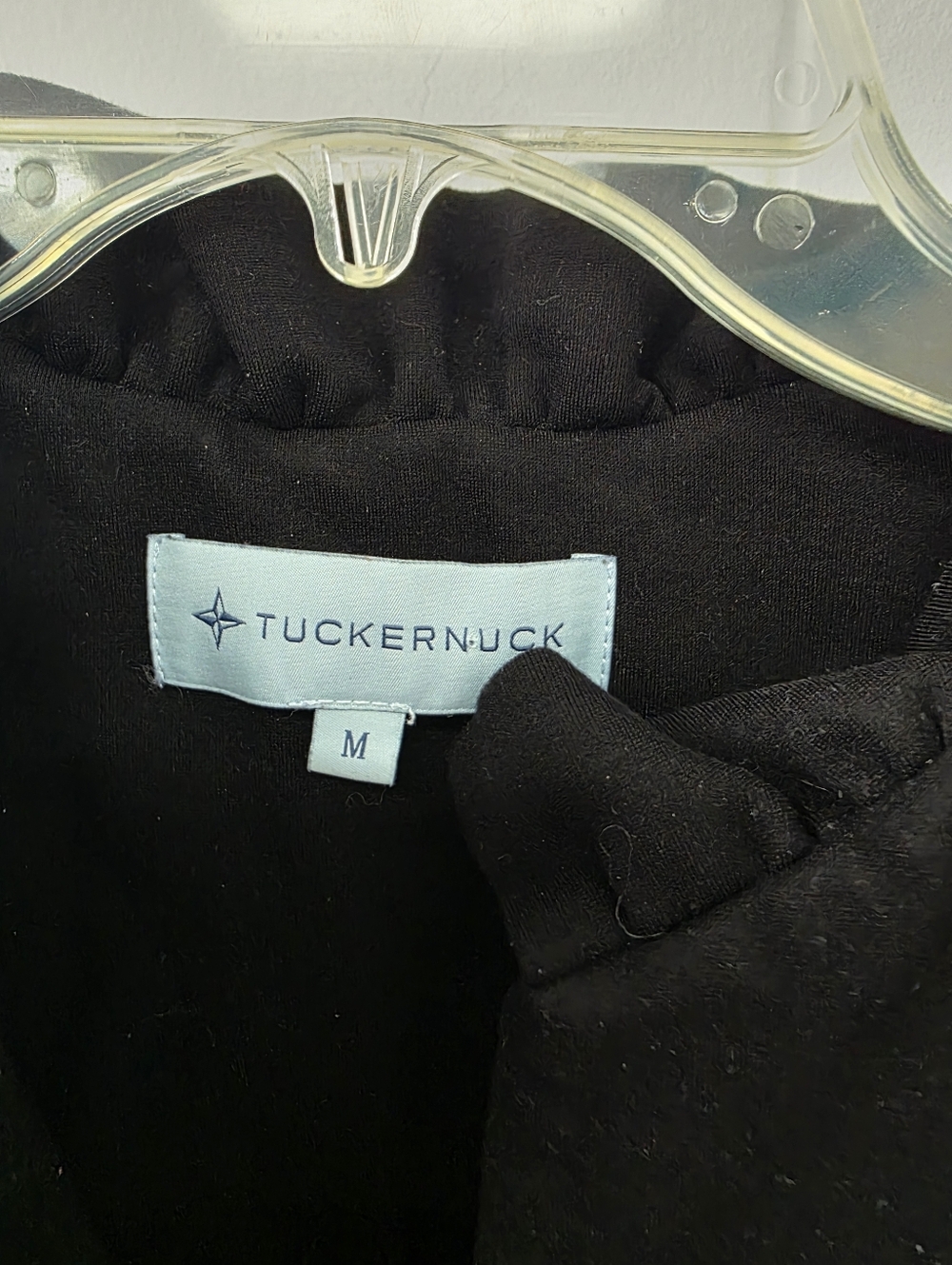 Tuckernuck Sz Med Black Dress Tunic Guc - Picture 3 of 5